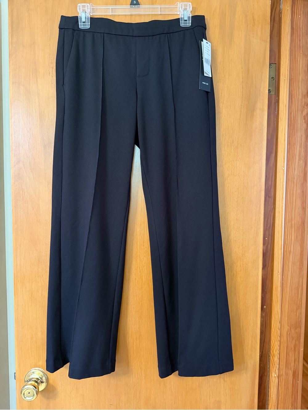 Liverpool Women’s Wide Leg Pull On Trouser Pants in Black